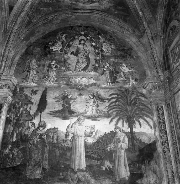 Cristo in gloria e Santi (dipinto) di Bernardino di Betto detto Pinturicchio (se